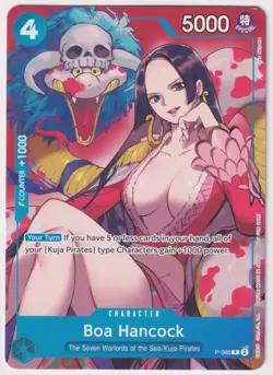 Boa Hancock P-066 Promo NM One Piece TCG English - Image 1