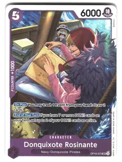 Donquixote Rosinante OP10-072 Super Rare Royal Blood One Piece Foil Near Mint - Image 1