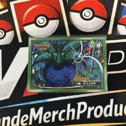 Rare Full Art Oddish SAFARI - POKEMON CARD Low Pop ⭐ - Image 1