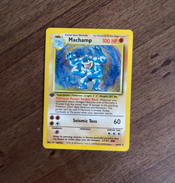 Machamp 8/102 1st Edition Base Set Holo 1999 Pokemon TCG LP - Image 1