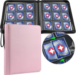 Pokemon Eeveelutions 9 Pocket Engraved PINK Top Loader Binder 324 Cards New - Image 2