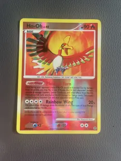 Ho-Oh 10/132 Secret Wonders Reverse Holo Rare Pokemon Card LP - Image 1