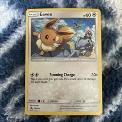 Pokemon Eevee SM235 Promo Holo Card Basic 60 HP 2019 English TCG - Image 1