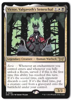 Victor, Valgavoth's Seneschal #238 Duskmourn: House of Horror NM - Image 1