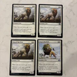 Magic the Gathering MTG King Of The Pride Play Set Of 4 - Image 1