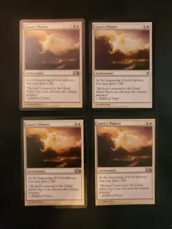 4x Ajani's Mantra Mixed Sets NM MTG Magic the Gathering X4 4 Playset ** - Image 1