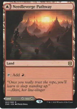 MTG: Zendikar Rising: Needleverge Pathway: Lightly Played Condition - Image 1