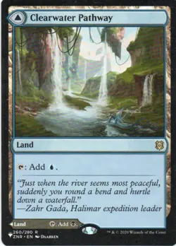 MTG: The List Reprints: Clearwater Pathway: Lightly Played Condition - Image 1