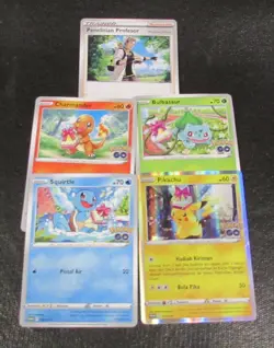 Pokemon Go lot of 4 Pikachu, Bulbasaur, Squirtle & Charmander + 1 - Image 1