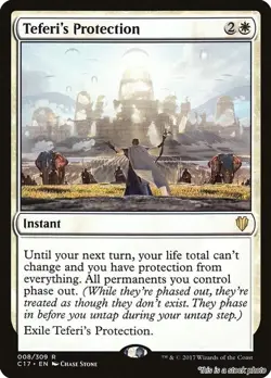 Teferi's Protection TCG MTG Pack to sleeve - Image 1