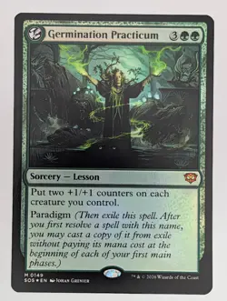 (Foil) Germination Practicum (149) Secrets of Strixhaven Mtg NM - Image 1