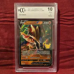 Pokemon Zamazenta V 018/025 Celebrations Ultra Rare Full Art BCCG 10 Mint - Image 1