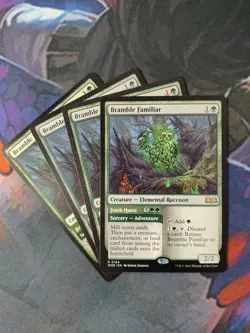 Bramble Familiar x 4 | 7% Off 2+ | Wilds of Eldraine | NM | MTG - Image 1