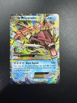 Pokemon Mega Gyarados EX TCG Holo Ultra Rare Card Breakpoint 27/122 Pokemon TCG - Image 1