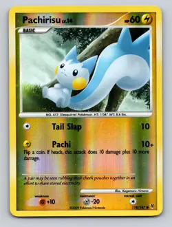 Pachirisu 118/147 Common Supreme Victors Pokemon Reverse Holo LP - Image 1
