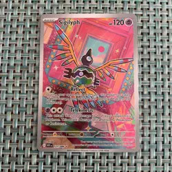 Pokemon TCG Sigilyph 121/086 White Flare Illustration Rare - Image 1