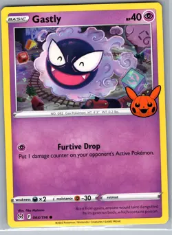 Gastly 064/196 Non Holo Trick or Trade BOOster Bundle 2023 - Pokemon Card - NM - Image 1