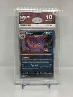 ACE 10 Gengar Holo Perfect Order Pokemon Card 050/088 - Image 2