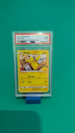 2021 Pokemon Pikachu McDonald's Collection #25 PSA 9 Mint - Image 1