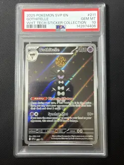 2025 POKEMON SVP EN-SV BLACK STAR PROMO #211 GOTHITELLE PSA 10 - Image 1