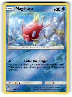 Magikarp 29/181 Common Team Up Reverse Holo Pokemon Near Mint - Image 1