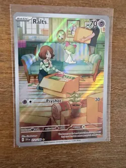 Pokemon TCG Ralts 211/198 SV01 Scarlet & Violet Illustration Rare Holo Eng - Image 1