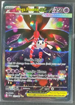 Pokemon Mega Floette ex 117/086 Special Illustration Rare Chaos Rising - Image 1