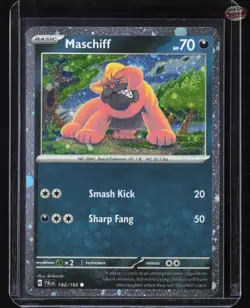 Maschiff (Cosmos Holo) Paldea Evolved 142/193 - NM - Image 1