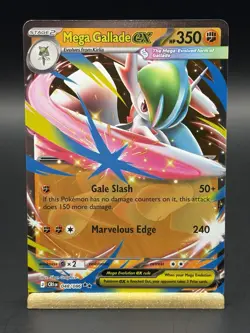 Mega Gallade ex 48/86 Double Rare Pokemon Chaos Rising ME04 NM - Image 1