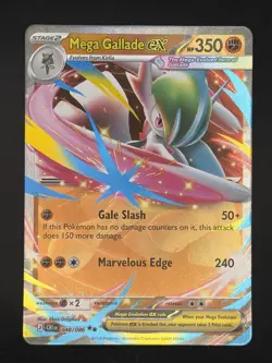 Mega Gallade ex 48/86 Double Rare Pokemon Chaos Rising ME04 NM - Image 3