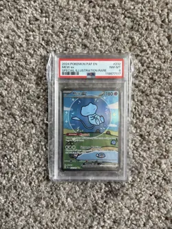Pokemon Mew EX 'Bubble Mew' Sir 232/091 Paldean Fates PSA 8 English Full Art - Image 1