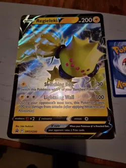 Regieleki V SWSH280 JUMBO Oversized Crown Zenith - Pokemon TCG Promo - Image 1