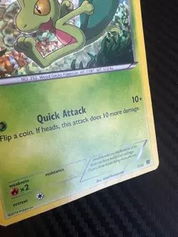 Pokemon TCG Treecko 1/12 McDonald's Promos 2015 Holo HEAVY DMG - Image 3