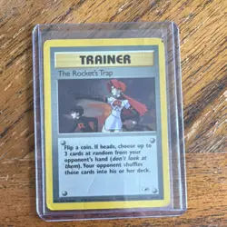 Pokemon The Rocket's Trap Holo Rare Gym Heroes 19/132 Unlimited English - Image 1