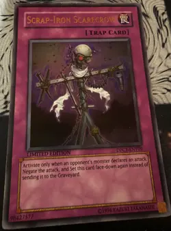 Yugioh: Scrap-Iron Scarecrow DPCT-ENY09 Ultra Rare Limited Edition [Wavy Print] - Image 1