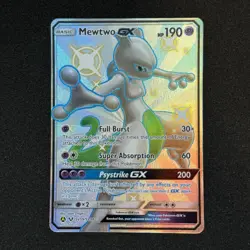 2019 Pokemon MEWTWO GX Hidden Fates Full Art #SV59 Sun & Moon PACK FRESH MINT MT - Image 4