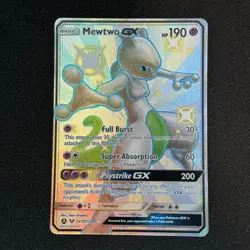 2019 Pokemon MEWTWO GX Hidden Fates Full Art #SV59 Sun & Moon PACK FRESH MINT MT - Image 5