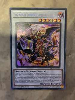 Yugioh! TCG - Legendary Lord Six Samurai - Shi En - Prismatic Secret- MP25-EN107 - Image 1
