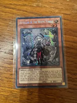 Astellar of the White Forest - MP25-EN079 - Prismatic Secret Rare YuGiOh - Image 1