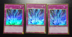 Yugioh! x3 Torrential Tribute MGED-EN052 Gold Rare 1st Ed / Edge Wear / SP - Image 2