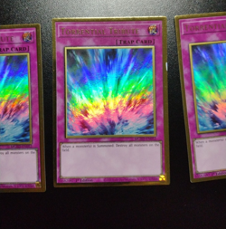 Yugioh! x3 Torrential Tribute MGED-EN052 Gold Rare 1st Ed / Edge Wear / SP - Image 4