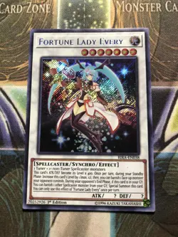 *** FORTUNE LADY EVERY *** SECRET RARE 1ST EDITION RIRA-EN038 YUGIOH! - Image 1