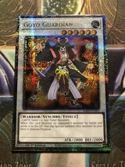 *** GOYO GUARDIAN *** QUARTER CENTURY SECRET RARE RA03-EN202 QCR YUGIOH! - Image 1