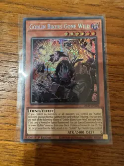 Goblin Bikers Gone Wild - MP25-EN098 - Prismatic Secret Rare YuGiOh  - Image 1