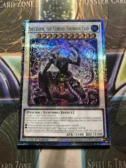 *** JURAISHIN, THE CURSED THUNDER GOD *** QUARTER CENTURY ALIN-EN043 QCR YUGIOH! - Image 1