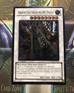 KARAKURI STEEL SHOGUN MDL 00X "BUREIDO" 1ST ED ULTIMATE RARE STOR-EN042 YUGIOH! - Image 1