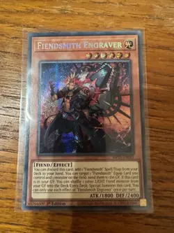 Fiendsmith Engraver - MP25-EN081 - Prismatic Secret Rare YuGiOh - Image 1
