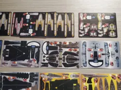18x Star Wars Pocket Models Clone Wars Ship Cards #26 #30 Padme Nubian Yacht - Image 3