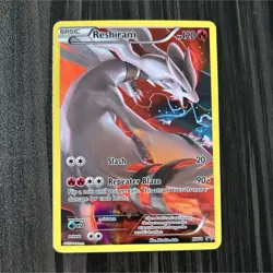 Pokemon Reshiram Holo Promo Full Art XY74 XY Basic 120 HP Slash Card - Image 1