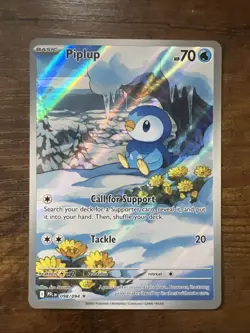 Piplup 098/094 Phantasmal Flames Full Art Holo Pokemon Card - Image 1